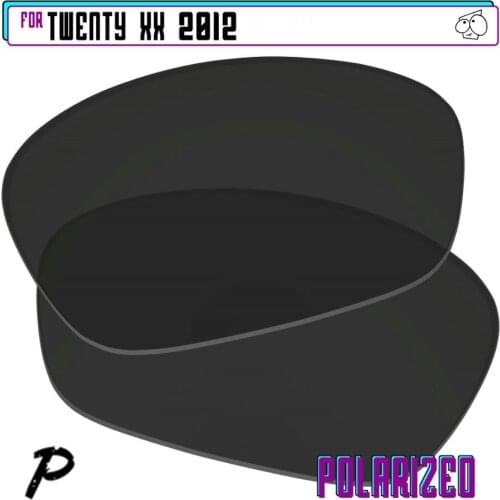 EZReplace Polarized Replacement Lenses for - Oakley Twenty XX 2012 Sunglasses - Black P