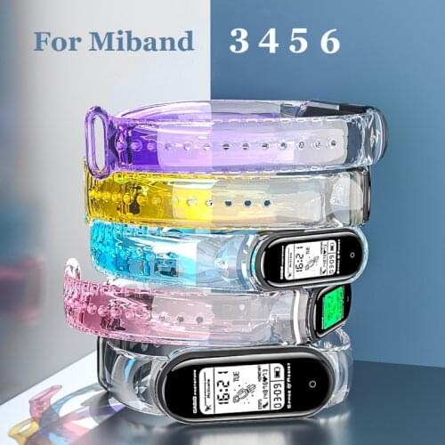 Silicone Watch Band For Xiaomi Mi Band 6 5 Sport Wristband For Xiami 4 3 Strap Bracelet For Miband3 Miband4 Miband5 Miband6 Belt