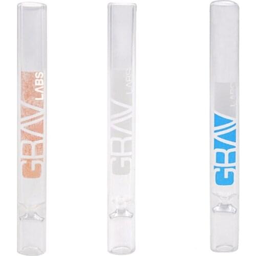 Glass Pipe Cigarette Holder Cigarette Case Glass Smoking Pipe Accessories