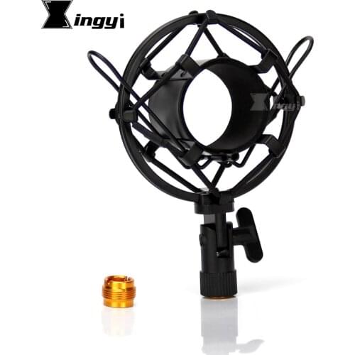 Universal Metal Broadcast Studio Recording Microphone Spider Mic Stand Shock Mount Holder Shockproof Shockmount For MK4 MK8 C01U