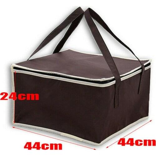 44*44*25cm Food Pizza Delivery Insulated Bag Waterproof Camping Warmer Cold Thermal Bag Kit Non-woven Fabric Kitchen Accessories