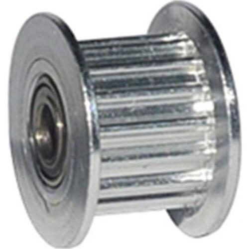 2GT 16 Teeth Synchronous Wheel Idler Pulley, Bore 3mm With Bearing For GT2 Timing Belt Width 6mm, 16teeth 16T