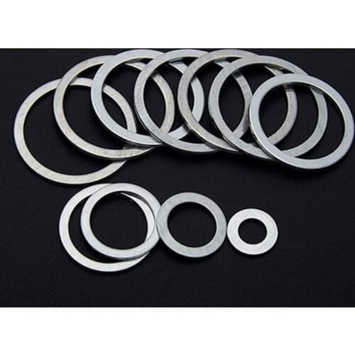 20pcs M25 ultra-thin flat washers gaskets aluminum washer gasket 30mm-32mm outer diameter 1.2mm-2mm thickness