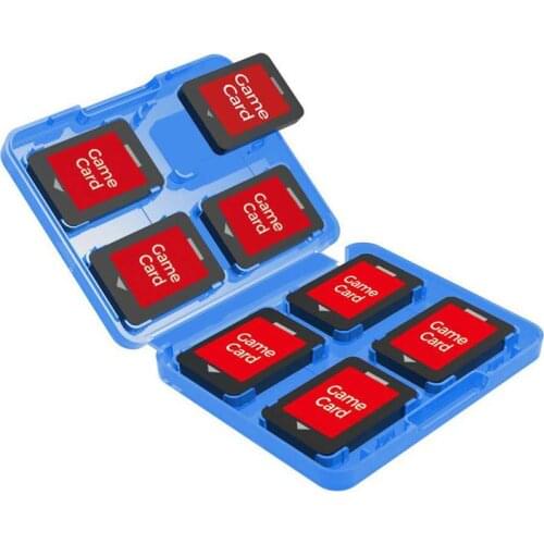 Game Card Case for Nintend Switch Mini Protable Hard Shell Case 8 in 1 Game Memory Card Micro SD Holder for Nintendo Switch NS