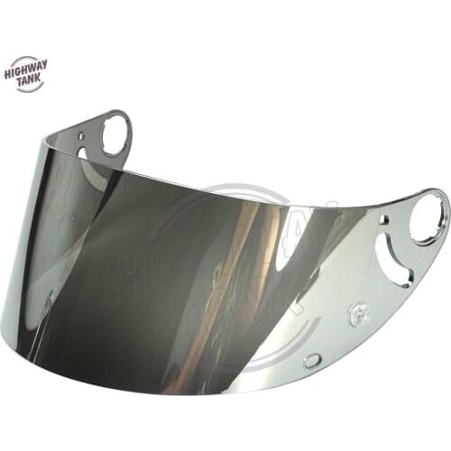 1 Pcs Chrome Motorcycle Full Face Helmet Visor Lens Case for SHARK RS2 RSR 2 Carbon RSR 2 V+ RSX VZ32