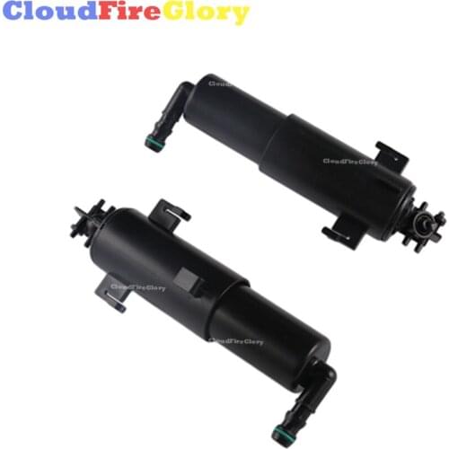 CloudFireGlory For BMW E71 E72 X6 2008-2014 Pair Left Right Headlamp Washer Nozzle Cylinder 61677308525 61677308526