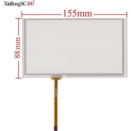 For 6.2 inch CLARION NX-501 VX-401 NX501 VX401 GPS Digitizer Resistive Touch Screen Car Navigation Touchpad 155*88mm 6.2inch