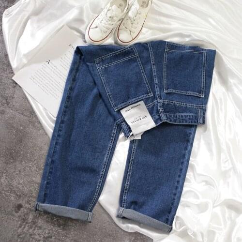 Женские высокие джинсы HANQIU China At AliExpress