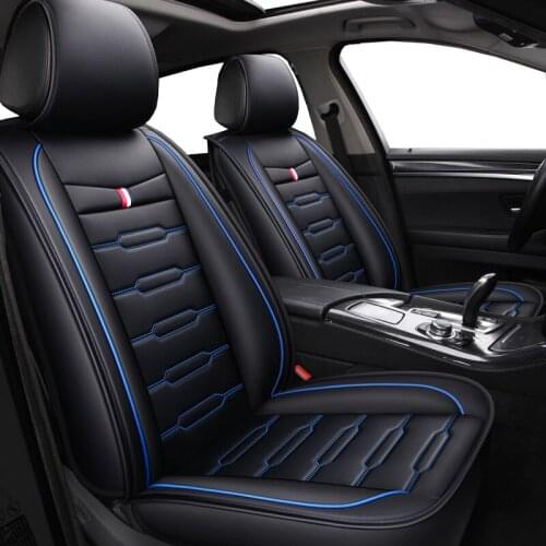 PU Leather Cartoon auto seat covers for vw jetta 6 mk6 mk5 passat b3 b5 b5.5 b6 b7 b8 cc of 2018 2017 2016 2015