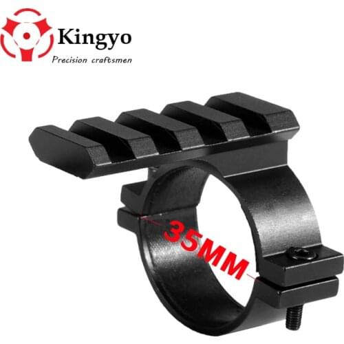 35mm Ring Scope Tube Flashlight Laser 20mm Weaver Picatinny Rail Mount Adapter Aluminum Hunting Accessories