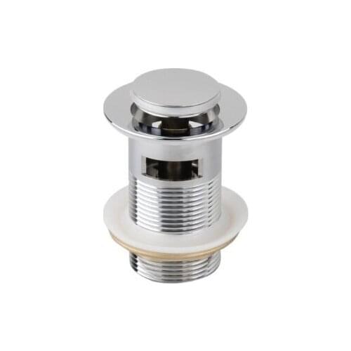 8cm Bung Sink Washbasin Brass Cap with Small Overflow -up