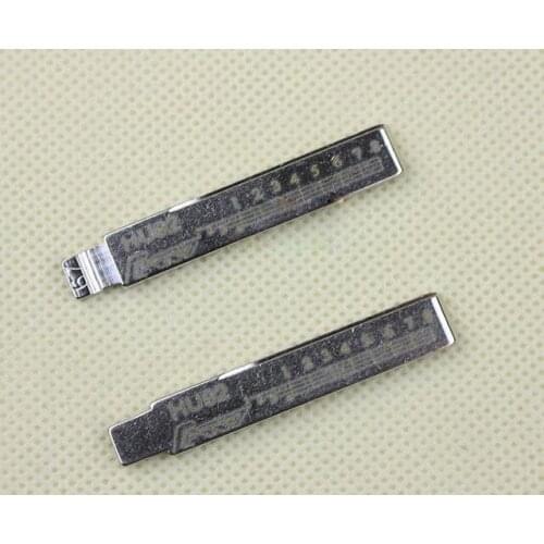 HU92 Engraved Line Key Blade For BMW Mini LandRover Scale Shearing Teeth Cutting Key Blank 2 IN 1 (No 67)