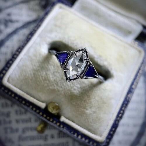 Hot Selling Fashion Vintage Horse Eye Zirconia Ring