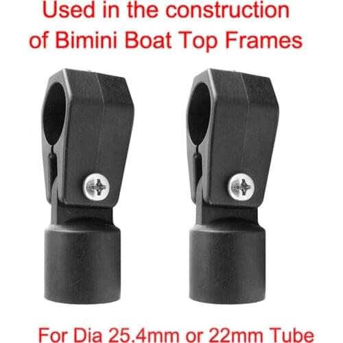 Boats Bimini Top Fitting Slide Cap Slide Sleeve Pipe Eye End Cap Jaw Slide Clamp External Eye End Canopy Tube Fit 7/8" or 1 inch