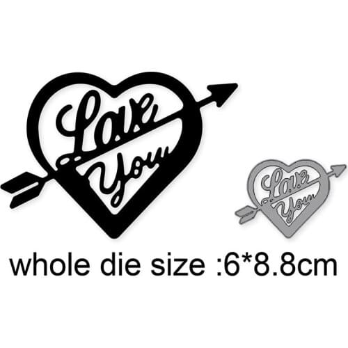 2021 New Metal Cutting Dies Cut Mold Heart Frame Decoration Scrapbooking dies Paper Craft Knife Mould Blade Punch Stencils dies