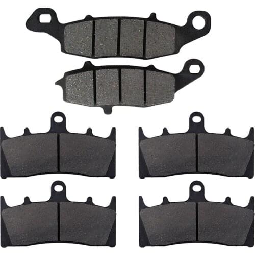 Motorcycle Front and Rear Brake Pads for Kawasaki VN 1500 VN1500 Vulcan Mean Streak 2002-2004 VN 1600 Mean Streak 2004