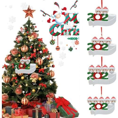 Hanging Pendant Christmas Tree Ornament DIY Name Blessings PVC Snowman Christmas Ornament