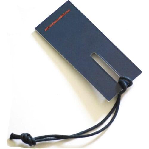 Custom die cut tags for women dresses hang tags