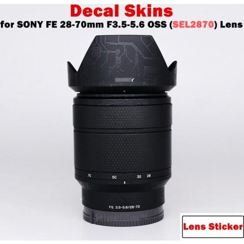 SEL2870 FE28-70 Lens Anti-scratch Premium Decal Skin For Sony FE 28-70mm f/3.5-5.6 OSS Lens Protector Wrap Cover Sticker