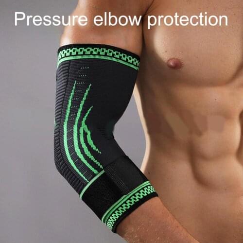 Elbow sports compression support bracket soft elastic nylon adjustable breathable sports elbow cover sports protective gear