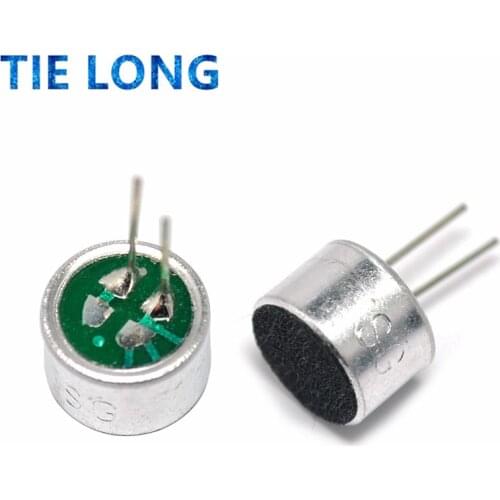TIE LONG 10 PCS/LOT 9x7mm 9767 Microphone Electret Microphone with 2 pin pick-up