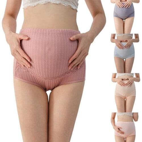 Women High Waist Pregnant Woman Underwear Pregnant Breathable Female Underwear Comfortable pregnant women during pregnancy