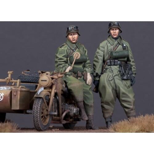 1/35 Resin Figure Model Kit Unassambled Unpainted A8 NO CAR