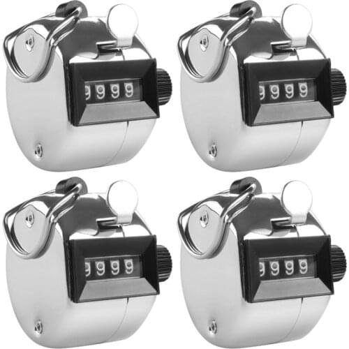 240PCS Hand Tally Counter 4 Digit Hand Held Golf Manual Number Counter Scorer Mechanical Palm Clicker