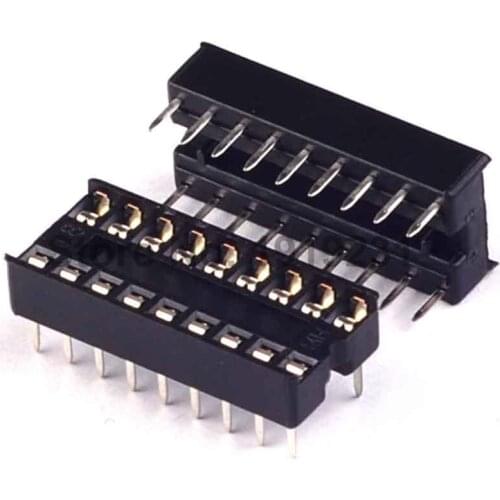 52pcs,18 pin DIP IC Sockets Adaptor Solder Type Socket 18P