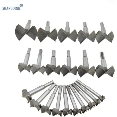 Free Shipping 21PCS 1 Set (15mm~60mm) Cutting Diameter Auger Hinge Boring Drill Bit Woodworking Hole Saw Wood Cutter Silver Tone