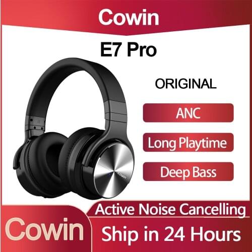 Upgrade Cowin E7 Pro ANC TWS Bluetooth Earbuds Active Noise Cancelling Headphone True Wireless Earphone Deep Bass Headsets