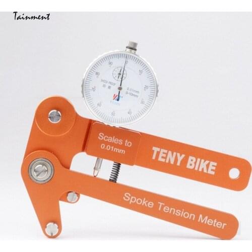 Bicycle Digital Tension Meter MTB Bike Electronic Mechanical Wheel Spokes Checker Scale 0.01mm High Precision Indicator Tester