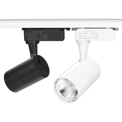 COB 10W 20W 30W Led Track light aluminum Ceiling Rail Track lighting Spot Rail Spotlights Replace Halogen Lamps AC220V