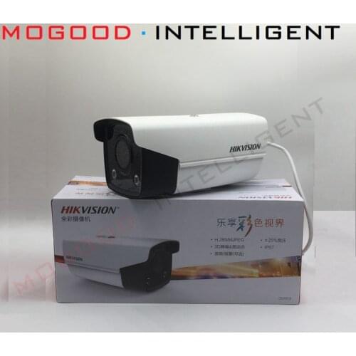HIKVISION DS-2CD3T27WD-L Full Color in Night CCTV H.265 IP Bullet Camera 2MP Support EZVIZ Hik-Connect APP ONVIF PoE Waterproof