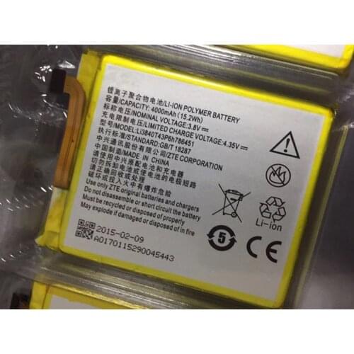Jinsuli FOR ZTE plus S2014 Li3840T43P6h786451 4000mah battery Rechargeable Li-ion Built-in mobile phone lithium polymer battery