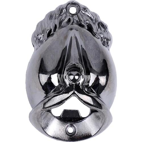 Wall Mounted Vintage Golden Funny Wine Opener Beer Bottle Opener Tools for Bar Drinking Accessories Kitchen Party Supplies