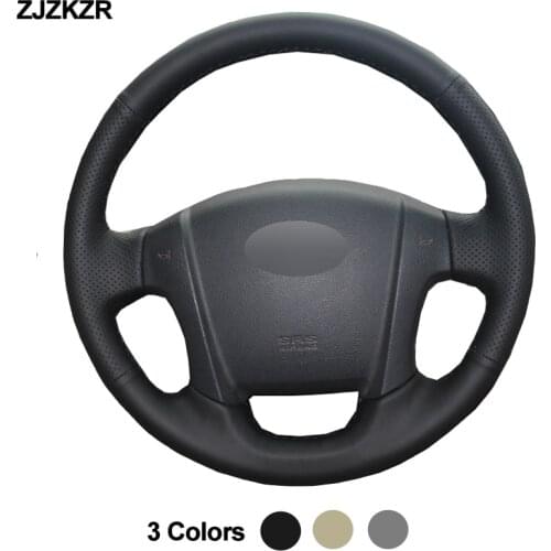Car Steering-Wheel Cover Hand Sewing Wrap Volant For Kia Sportage 2 2005 2006 2007 2008 2009 2010 Braid on the Steering wheel
