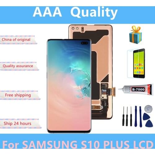 Original for Samsung Galaxy S10PLUS G973F/DS G973F G973 S10 Plus G975 G975F/DS touch screen digitizer