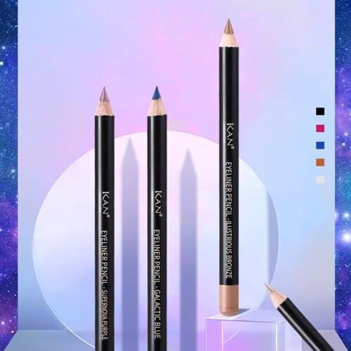 Professional Glide Eyeliner Pencil 5pcs Long-lasting Waterproof Eyeliner Pencil Rich Metallic Color Makeup Eyeliner Pencil