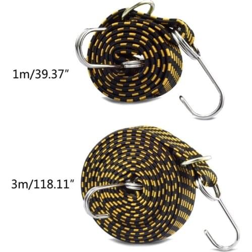 1M/3M Length Universal Elastic Rope Household Clothesline Motorcycle Cargo Racks Tied Strap High Elastic Cord