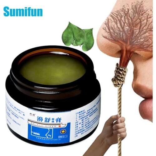30g Rhinitis Hard Cream Sinusitis Nasal Ointment Antibacterial Sneezing Nasal Congestion Refresh Nose Cold Cool Essential Oil