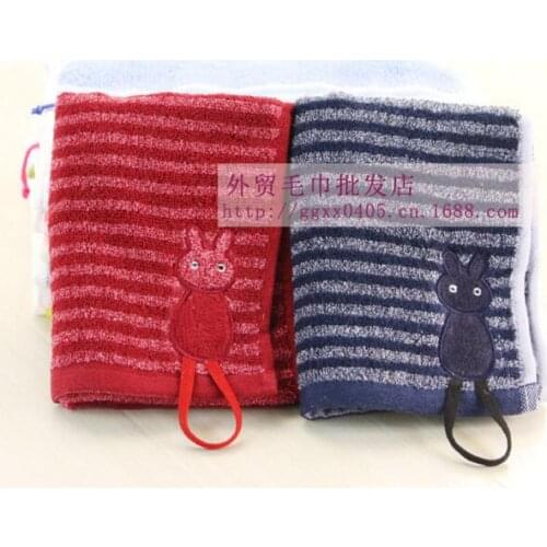 100pcs/lot! Lovely Cat Towel Home Furnishing Thickened Towel Gift Face Towels Cotton Kids Sports Washcloth High Quality Healthy