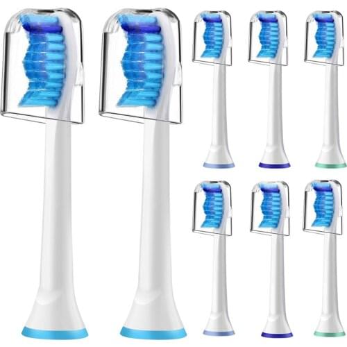 4/8/12PCS Replacement Toothbrush Head for Phillips Electric Toothbrush Sonic Care Brush Handle Fits DiamondClean ProtectiveClean
