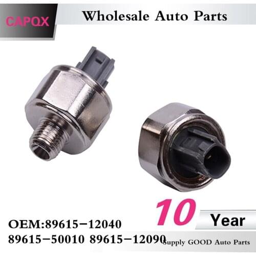 CAPQX 2PCS Engine Knock Sensor 89615-12040 For GS300 GS430 LS400 ES300 COROLLA PREVIA 4RUNNER HILUX LAND CRUISER 90 CAMRY CROWN