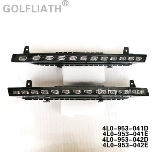 12 LED daytime running light for A-u-d-i Q7 2010-2015 waterproof DRL Turn Signal