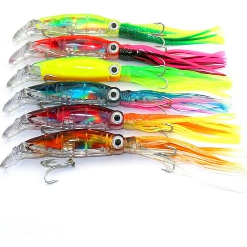 Best Fishing lure Buzz bait 6 color 40g 14cm 1# hook 3D eyes Artificial Bait Sea Fishing Tackle Accessories
