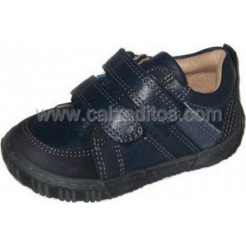 Shoes sport leather navy blue, Conguitos