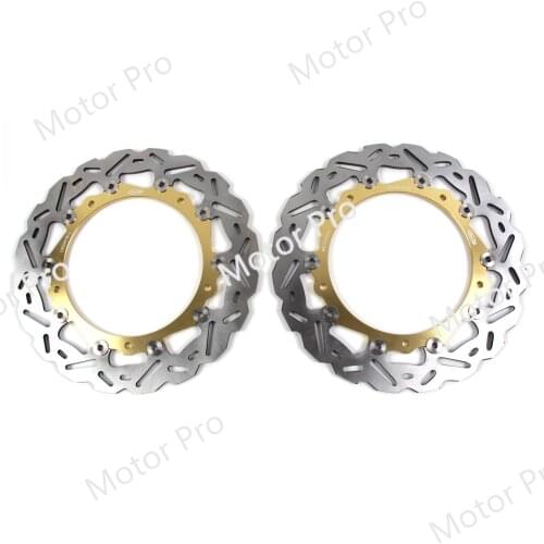 2PCS CNC Floating Disk Front Brake Disc Rotor For BMW S 1000 RR 2009 2010 2011 2012 2013 2014 2015 2016 2017 2018 S1000RR
