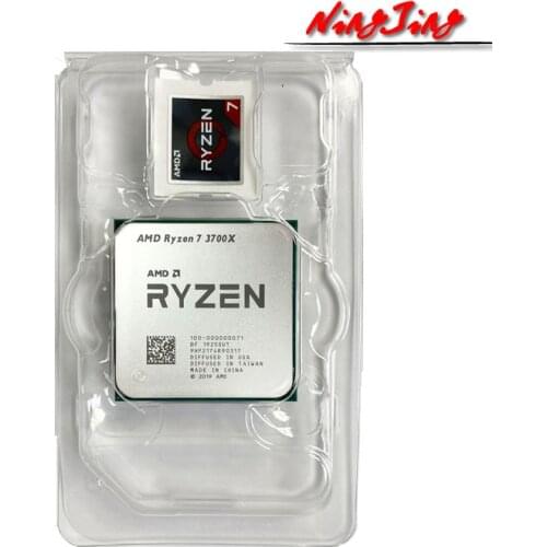 AMD Ryzen 7 3700X R7 3700X 3.6 GHz 5 PCS Eight-Core Sixteen-Thread CPU Processor 7NM 100-000000071 Socket AM4 new but no fan