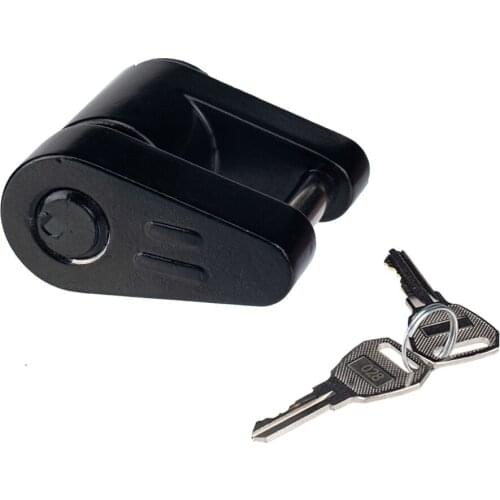 Anti-theft Trailer Coupler Lock Zinc Alloy Car 1/4 Inch Dia Tow Boat Black With Keys 3/4inch Span Truck Tongue RV Hitch
